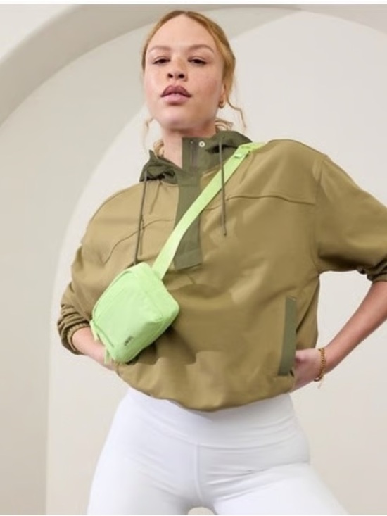 Athleta Handbags - Athleta Women’s Citron Green All About Crossbody Belt Bag—Festival or Athletic